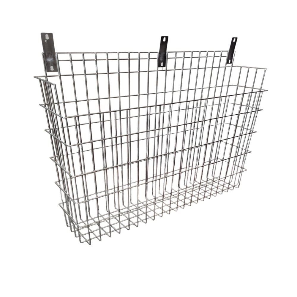 Rattleware Electro Polished Stainless Steel Cup Organizer (26.5 x 25.6 x 5.7) - Durable Wire Design, Perfect for 8 to 44 Oz Cup Sizes & 2-5/8" to 5" Lid Sizes