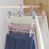 5 Pcs Adjustable Plastic Clothes Racks for Pant Skirt Clip Bra Clothespin Hanger Pant Hangers with Clips 5 Pack view 3