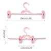 5 Pcs Adjustable Plastic Clothes Racks for Pant Skirt Clip Bra Clothespin Hanger Pant Hangers with Clips 5 Pack view 4