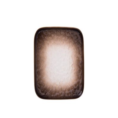 aypet Stone Pattern Ceramic Square Plate, Breakfast Plate, Tableware, Steak, Flat Plate, Dim Sum, Salad, Western Plate