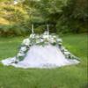 Lisuun 9FT Wedding Arch Flower Garland, Handmade Wedding Table Decorations,Head Table Floral Decor for Noble and Charming Wedding Ceremony view 2