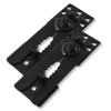 HOWDIA Black Sectional Connectors Couch Connectors with Screws Heavy-Duty Couch Connector for Sliding Sofas, Keep Your Sectional Sofa Together, Easy Installation 2 Pack view 1