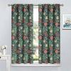 Vintage Plant Floral Windows Curtains,Rustic Bedroom Living Room Kitchen Window Window Treatments Drapes 42x63in view 4