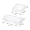 novelinks Plastic Clear Storage Containers for Organizing, Craft Storage Organizers and Stackable Storage Bins with Lids for Pencil Box, Bead, Cookie Cutter, Board Game (6 Pack Small + 6 Pack Medium) view 3