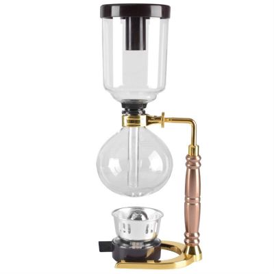 TEMKIN kfj Coffee Machine Home Style Siphon Coffee Maker Tea Siphon Pot Vacuum Coffeemaker Glass Type Coffee Machine Filter Teapots