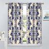 Vintage Style Window Curtains,Rustic Floral Botanical Patterns for Bedroom Living Room Kitchen,Bohemian Ethnic Drapes 63x72in view 4