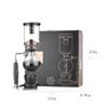TEMKIN Cafetera Syphon Coffee Maker Japanese Style Vacuum Glass Siphon Pot Percolators 3-5 Cups Glass Tabletop Siphon Coffee Maker for Coffee or Tea Teapots (Size : 3 Cups) view 2