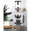 TEMKIN Cafetera Syphon Coffee Maker Japanese Style Vacuum Glass Siphon Pot Percolators 3-5 Cups Glass Tabletop Siphon Coffee Maker for Coffee or Tea Teapots (Size : 3 Cups) view 4