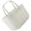 Alipis Bath Basket Handle Plastic Baskets for Classroom White Small for Bathroom view 1