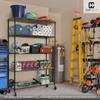 CAPHAUS NSF Commercial Grade Heavy Duty Wire Shelving w/Wheels, Leveling Feet & Liners, Storage Metal Shelf, Garage Shelving Storage, Utility Wire Rack Storage Shelves, 48 x 18 x 76 6-Tier No Liner view 2