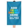 BDUEYFU Custom Beach Towels Personalized Towels Your Design Here Customize Lightweight Beach Towel Suitable for Seaside Camping Swimming Travel Sapphire Blue 31"x71" view 2
