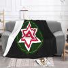 US 6th Fort Ord Cozy Up with Our Ultra-Soft Fleece Blanket - Perfect for Home and Travel 60"x50" view 2