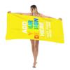 BDUEYFU Custom Beach Towels Personalized Towels Your Design Here Customize Lightweight Beach Towel Suitable for Seaside Camping Swimming Travel Yellow 29"x58" view 3