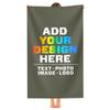 BDUEYFU Custom Beach Towel Personalized,Add Your Image/Text/Photo,Super Absorbent Bath Towel for Travel Swimming Sports Beach Gym Military Green 29"x58" view 2
