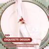 4Pcs Christmas Delicate Napkin Rings Decorative Serviette Buckles Red Wine Napkin Buckles Modern Ring Holder Serviette Metallic Adornment view 4