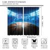 3D Basketball Curtains, Sports Theme Court Arena Stadium Stadium Teenage Boys Bedroom Decoration Game Match Living Room Curtains,72X63 Inch view 2