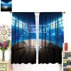 3D Basketball Curtains, Sports Theme Court Arena Stadium Stadium Teenage Boys Bedroom Decoration Game Match Living Room Curtains,72X63 Inch view 3