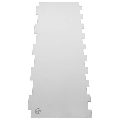 Kichvoe Stainless Steel Cake Scraper and Spatula Double-sided Smoother Tool for Decorating Versatile Baking Supply Easy to Clean for Tiered Cakes and Icing