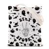 KUIYAI Spooky Tote Bag Spooky Season Shoulder Bag Halloween Party Canvas Bag Horror Skeleton Bat Pumpkin Handbag (StSpookyTotebag) view 1