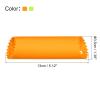 uxcell Garlic Peeler Skin Remover Roller Keeper, Silicone Garlic Peeler Tube Non Slip 5.12inch Long for Useful Kitchen Tools, Orange/Green view 2