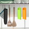 uxcell Garlic Peeler Skin Remover Roller Keeper, Silicone Garlic Peeler Tube Non Slip 5.12inch Long for Useful Kitchen Tools, Orange/Green view 4