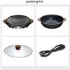 BBQ Hot Pot Dual Pot Barbecue Machine,Non-Stick All Powerful Stovetop Grill Electric Multifunctional Smoke-free Round Baking Pan Multi - Purpose Pot view 2