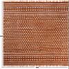 CASAVANI Kilim Rug 12x15 Area Rug Geometric Design Red Beige Hand Block Printed Cotton Dhurrie Hand Surface Wash 0.19" Thick Boho Indoor Outdoor Use Flatweave Rugs for Living Room,Bedroom,Dining Room view 3