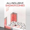 GURU USA SuperKit Square Complete Shower Kit with Heavy Duty Tray, Evo Lite Stainless Steel Drain, & Waterproof Membrane Roll, Bathroom Accessories, 48" x 49", Center Drain, PVC Connector view 3
