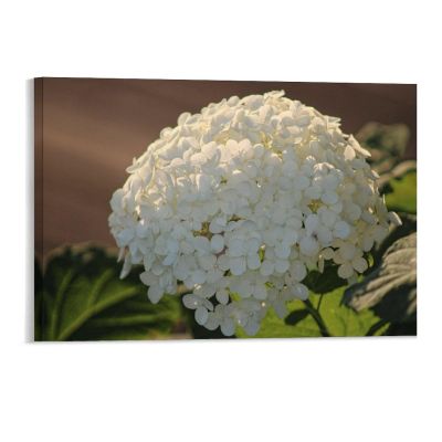 11x17 Canvas Wall Art Flower Hydrangea Blossom Framed Canvas Prints Modern Decor for Home Bathroom Office Farmhouse Canvas Artwork Poster Housewarming Gift for New Homeowners