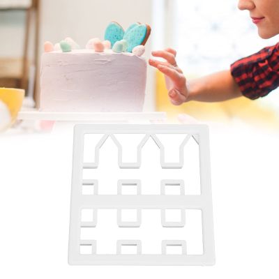 Gavigain Fond Cake Fence Printing Cutting Mold,DIY Cake Border Decorating Baking Tool Mould