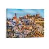 11x14 Canvas Wall Art Greece Village Hill Framed Canvas Prints Modern Decor for Home Bathroom Office Farmhouse Canvas Artwork Poster Housewarming Gift for New Homeowners view 1