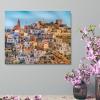 11x14 Canvas Wall Art Greece Village Hill Framed Canvas Prints Modern Decor for Home Bathroom Office Farmhouse Canvas Artwork Poster Housewarming Gift for New Homeowners view 4