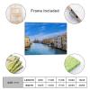 8x10 Canvas Wall Art Venice Architecture Buildings Framed Canvas Prints Modern Decor for Home Bathroom Office Farmhouse Canvas Artwork Poster Housewarming Gift for New Homeowners view 2