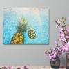 11x14 Canvas Wall Decor Artwork Summer Tropical Pineapple Canvas Wall Art Poster Print Modern Painting Pictures Home School Office Classroom Decor Birthday Gift for Women Men Kids view 4