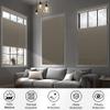BERISSA Top Down Bottom Up Cordless Cellular Shades No Tools No Drill Blinds for Windows Shades for Indoor Windows Easy to Install,57" W x 72" H ?100% Blackout Dark Brown view 4