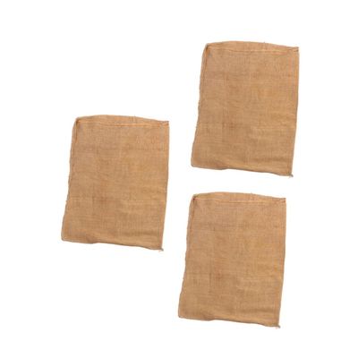 JOINPAYA 3pcs Old Style Linen Storage Bags Breathable Woven Food Sacks for Potatoes Nuts and Vegetables Reusable Flood Control Bags for Home and Garden