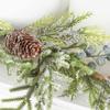 Factory Direct Craft Artificial Berry Pine Cone and Frosted Pine Garland for Christmas Displays and Holiday Decorations - 64 Inches Long view 3