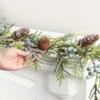 Factory Direct Craft Artificial Berry Pine Cone and Frosted Pine Garland for Christmas Displays and Holiday Decorations - 64 Inches Long view 4