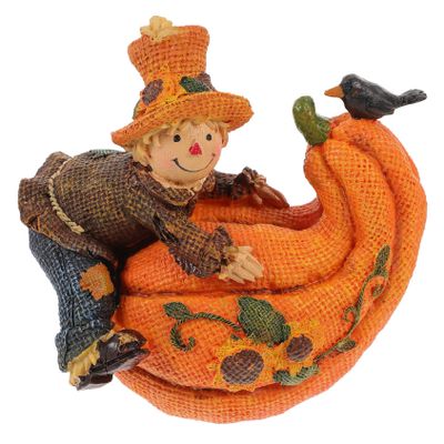 Artibetter Pumpkin Candlesticks Candle Holders Decor Candle Stand Hotel Candlestick Pumpkin Holder Desktop Holder Halloween Resin Vertical Tealight