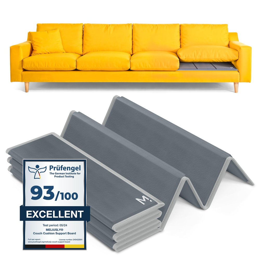 Meliusly Heavy Duty Couch Cushion Support for Sagging Cushions (21x79) Reinforced Wood Sofa Cushion Support Board for Sagging Seat, Deep Couch Supporter for Under The Cushions, Loveseat Saver