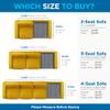 Meliusly Heavy Duty Couch Cushion Support for Sagging Cushions (21x79) Reinforced Wood Sofa Cushion Support Board for Sagging Seat, Deep Couch Supporter for Under The Cushions, Loveseat Saver view 4