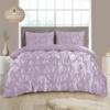 1 Pieces Satin Duvet Cover Queen Size Set, Luxury Silky Like Lilac Duvet Cover Bedding Set with Zipper Closure, only 1 Duvet Cover (Lilac,Queen (88''x92'')) view 1