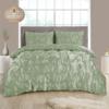 1 Pieces Satin Duvet Cover Eastern King Size Set, Luxury Silky Like Sage Duvet Cover Bedding Set with Zipper Closure, only 1 Duvet Cover (Sage,Eastern King (118'' x 110'')) view 1