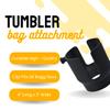 BAGLETS - Drink Holder for Stanley Cups & Beach Tote Bags | Conveniently Carry Drinks with Rubber Totes | Made in USA | Black view 2