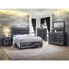 Glory Furniture Liverpool Contemporary Wood Veneer King Storage Bed in Black view 2