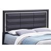 Glory Furniture Liverpool Contemporary Wood Veneer King Storage Bed in Black view 3