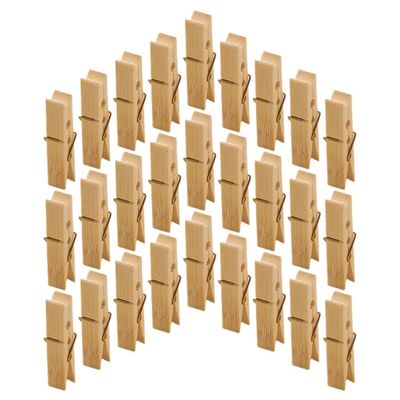 100pcs Clothespins for Home Clothesline Clothespins Clips Clothes Pin Clip Quilt Clamps Blanket Clamps Clothesline Laundry Pegs Quilt Fixing Beach Towel Wood