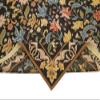 6'0" x 8'10" - 182 x 270 Cm Needlepoint Floral Black Floral Bohemian Wool Cotton Handmade Handknotted Vintage Turkish Area Rug for Living Room Bedroom Nursery Hallway Indoor view 4
