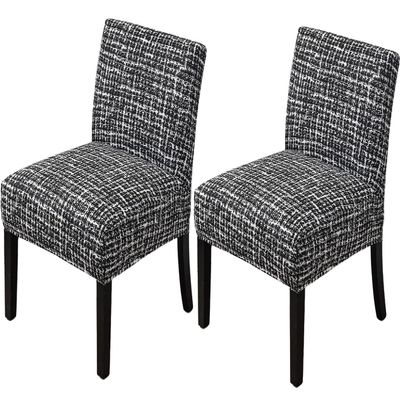 Armless Chair Slipcover 2 Pieces Printed Armless Accent Chair Cover Stretch Spandex Slipper Chair Slipcover Removable Armless Chair Furniture Protector Covers for Home Living Room Hotel (Colour 07)