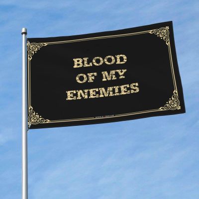 Beer Decorations For Man Cave Blood Of My Enemies Flag Desk Accessories For Men Posters For College Dorm (Color : Colour, Size : 30X45CM)